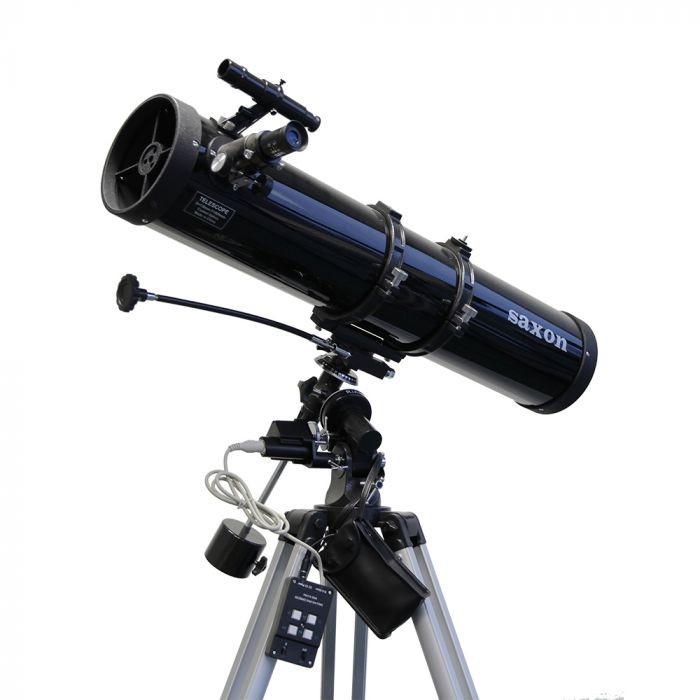saxon 1309EQ2 Velocity Reflector Telescope with Motor Drive System