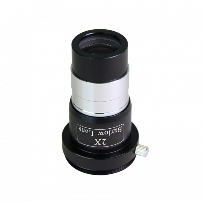 saxon 1.25 Inch 2x ShortFocus Barlow Lens with Camera Adapter
