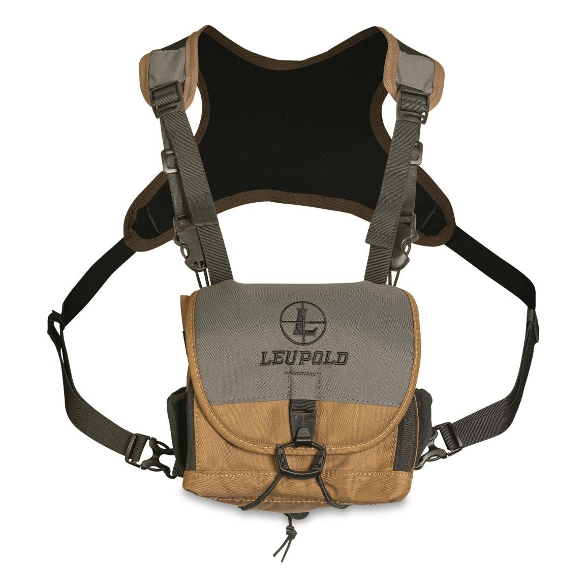 Leupold Pro Gear Go Afield Binocular Harness and Case XF Coyote Ranger