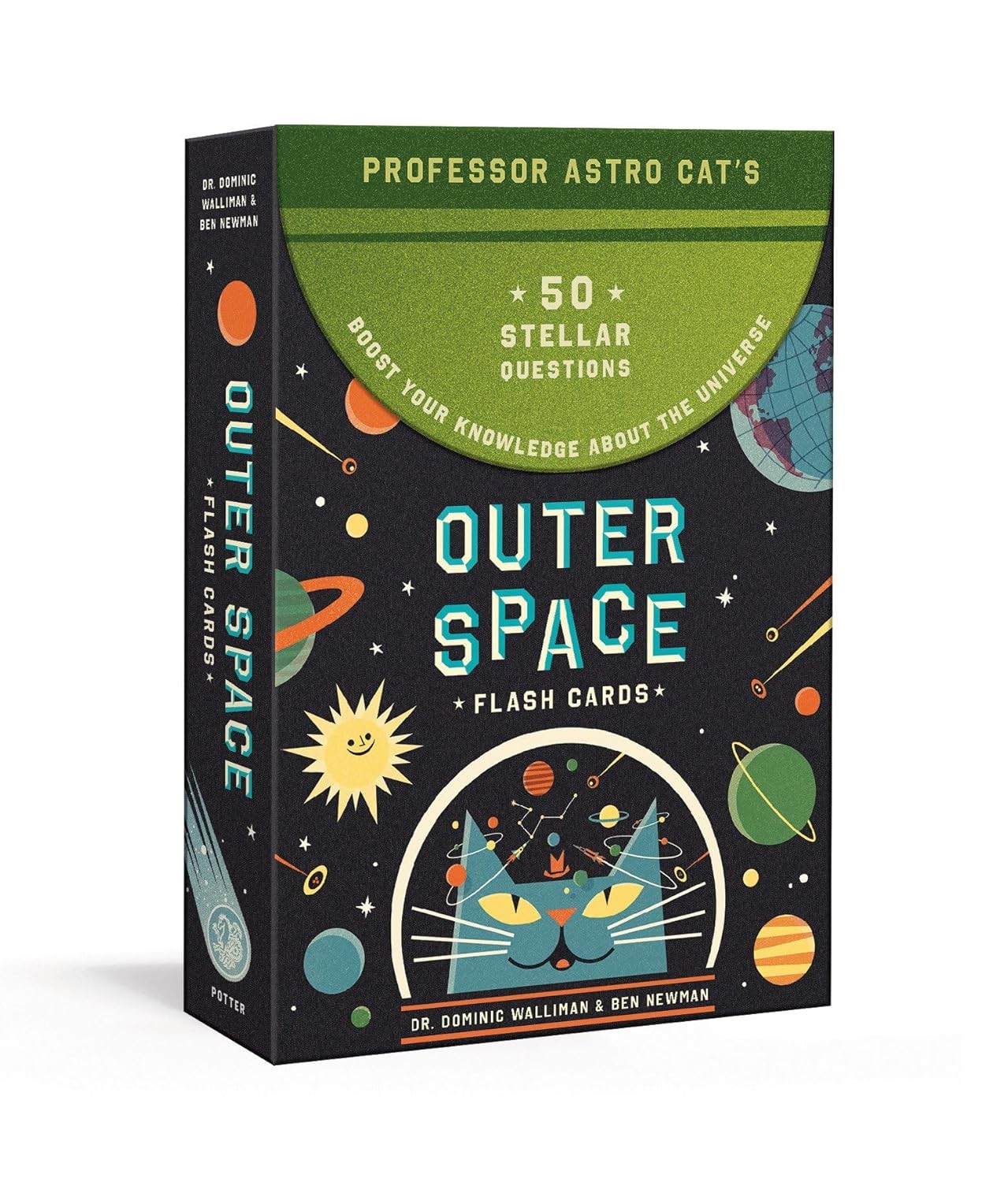Professor Astro Cat's Outer Space Flash Cards: 50 Stellar Questions to Boost Your Knowledge about the Universe: Card Games