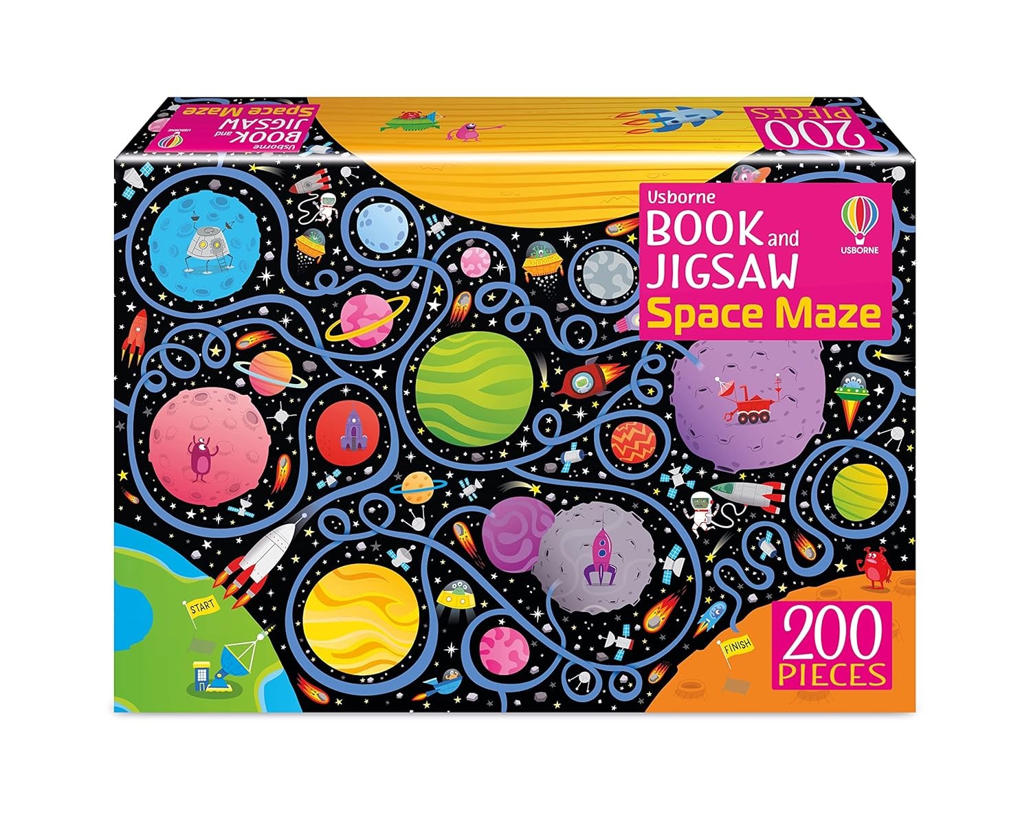 Usborne Book and Jigsaw Space Maze by Sam Smith