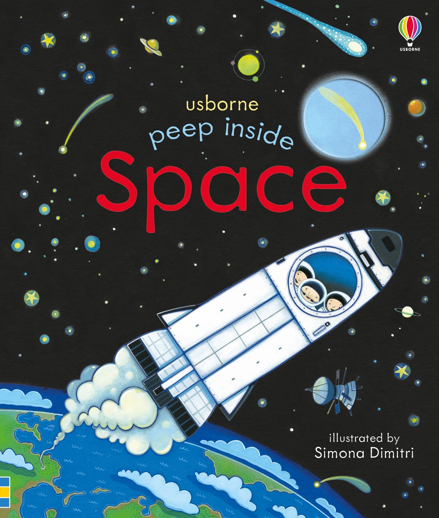 Usborne Peep Inside Space by Anna Milbourne