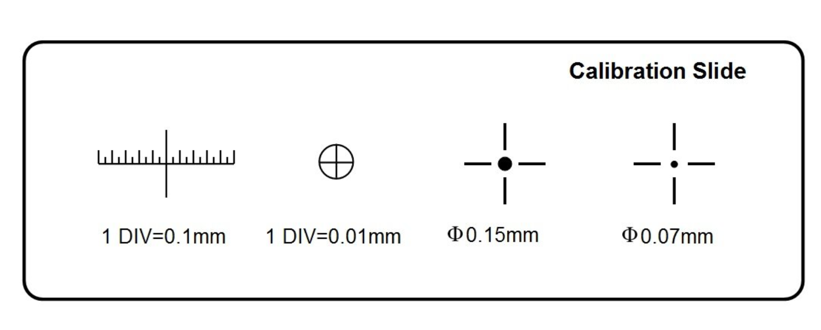 0.01mm Microscope Calibration Slide