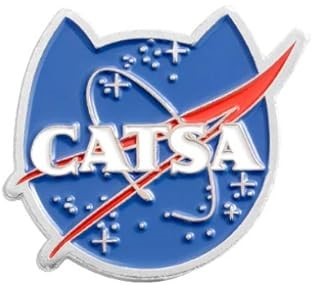 CATSA Cat Astronaut Enamel Pin