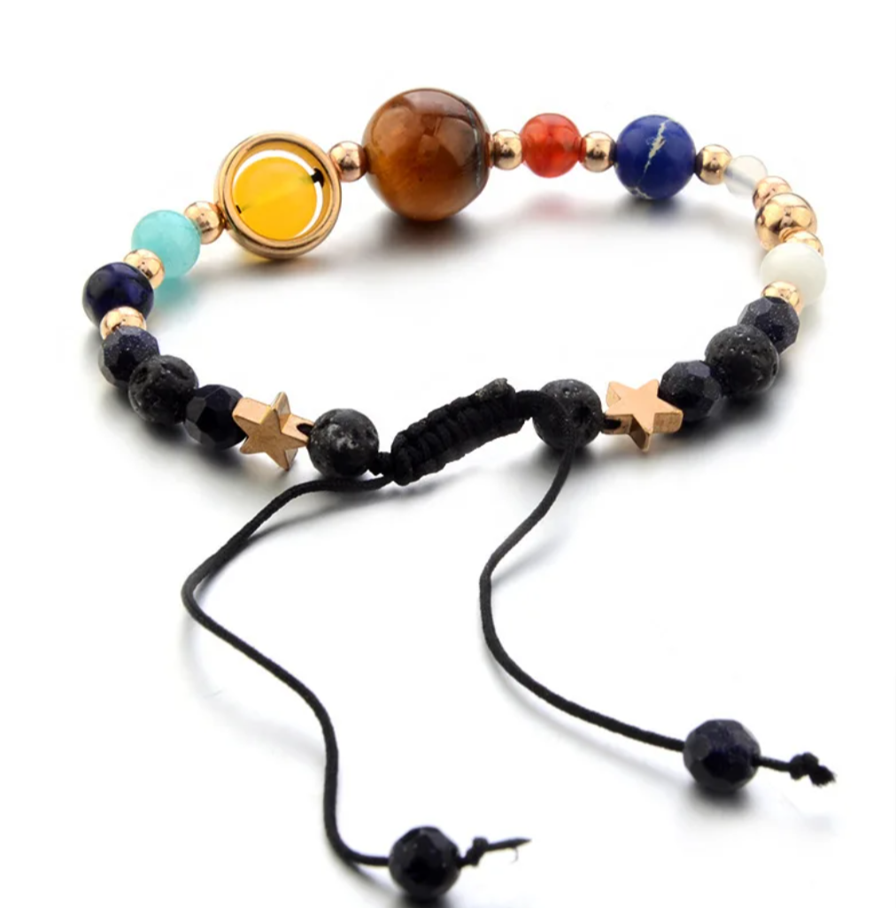 Solar System Beaded Bracelet