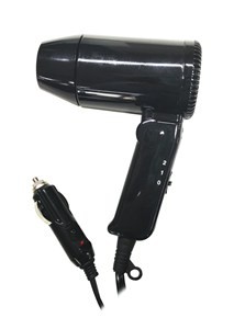 12V Hair Dryer + Dew Dryer with 2 speed and heat settings