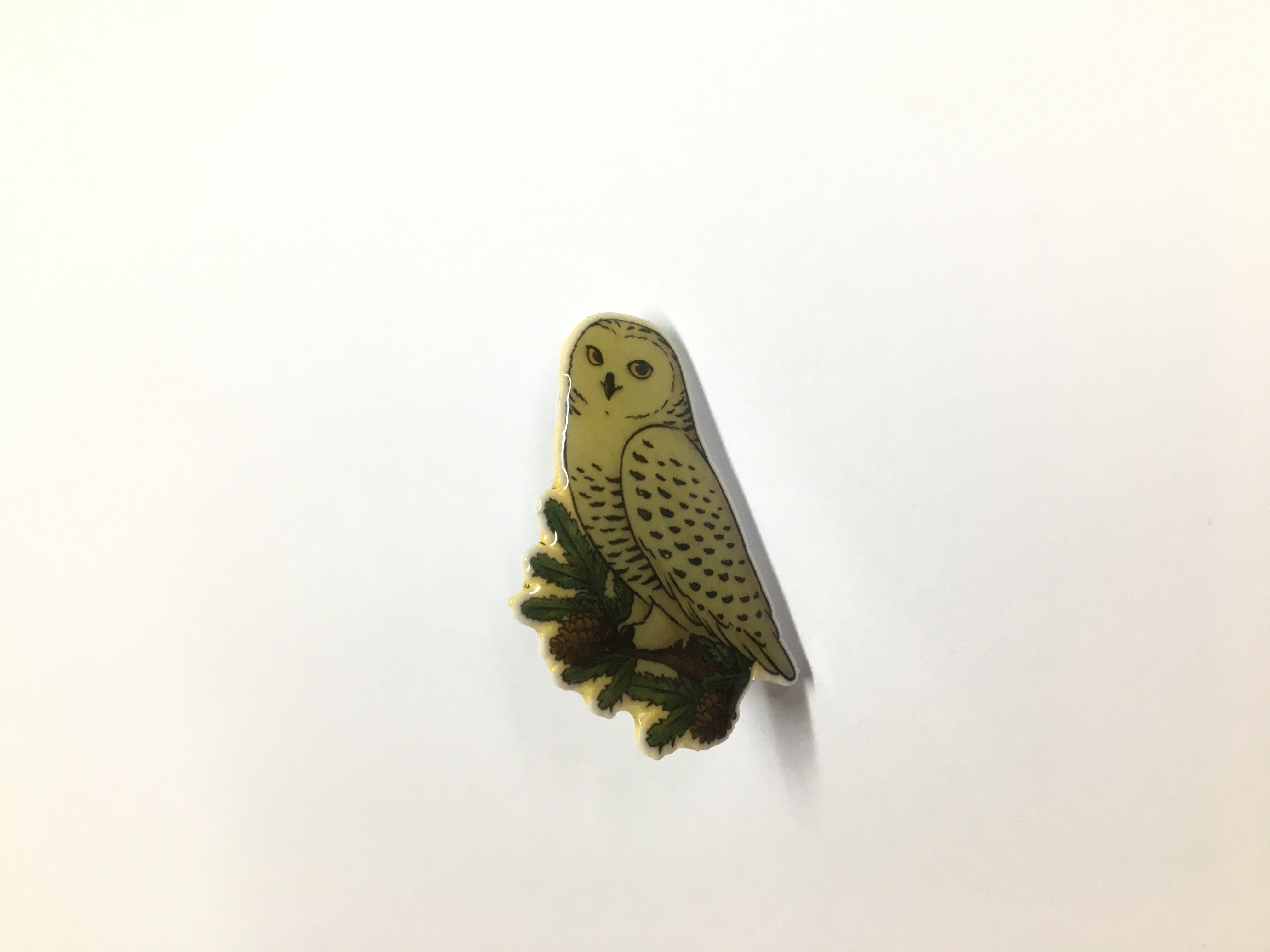 Snowy Owl Acrylic Pin