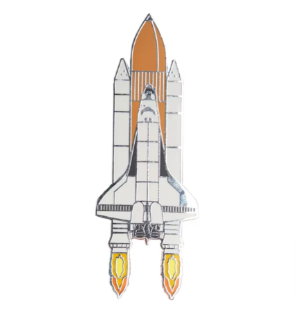 Space Shuttle Enamel Pin