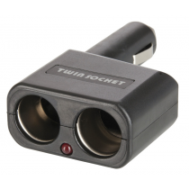 Cigarette Lighter Adaptor with Twin Socket