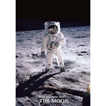 Astrovisuals Postcard Man on the Moon