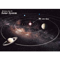 Astrovisuals Postcard Solar System