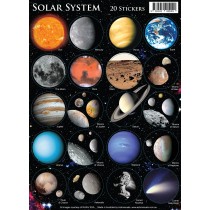 Astrovisuals Solar System Set of 20 Stickers