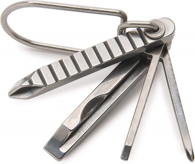 Swiss Tech 4 in 1 Key Ring Screwdriver
