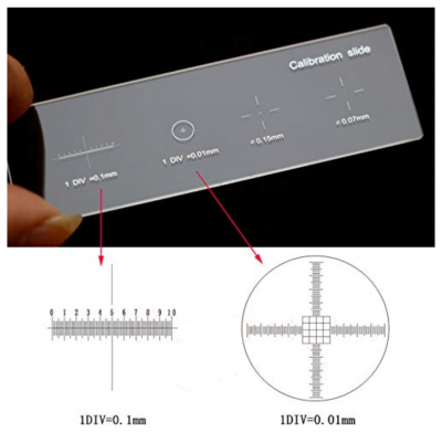 0.01mm Microscope Calibration Slide