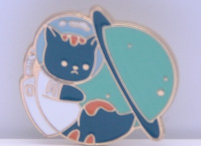 Cat Astronaut Enamel Pin Style 2