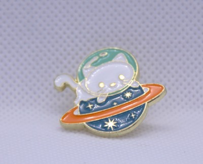 Cat Astronaut Enamel Pin Style 1