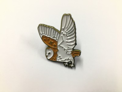 Barn Owl Enamel Pin