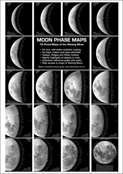 Astrovisuals Moon Phase Maps