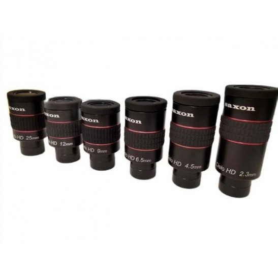 Saxon Cielo 7 Piece Eyepiece Set 2.3mm 4.5mm 6.5mm 9mm 12mm 18mm 25mm