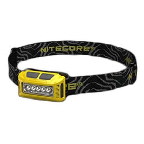 Nitecore NU10 Wide Angle 160 Lumens USB Rechargable Headlamp Yellow