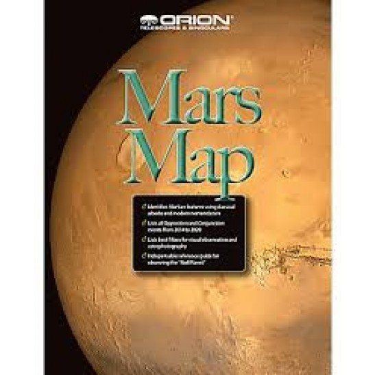 Orion Mars Map and Observing guide