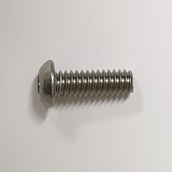 Button Head Socket Bolt 1/4 Inch UNC (20tpi) 3/4 Inch Long