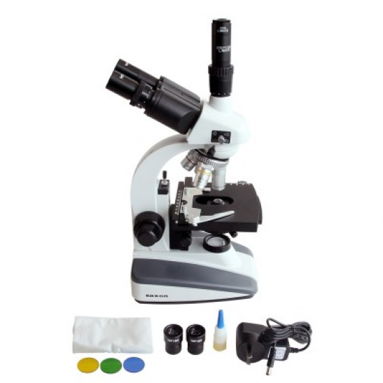 saxon Researcher Compact Biological Microscope 40x-1600x