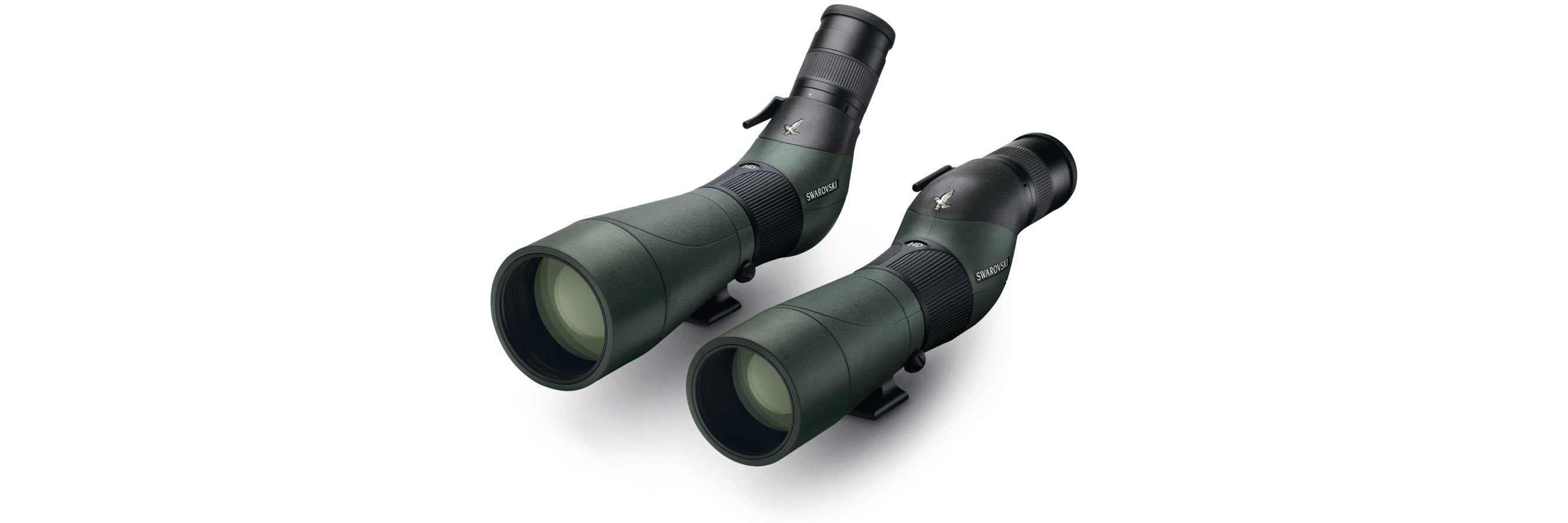 Swarovski ATS angled and STS straight HD spotting scopes