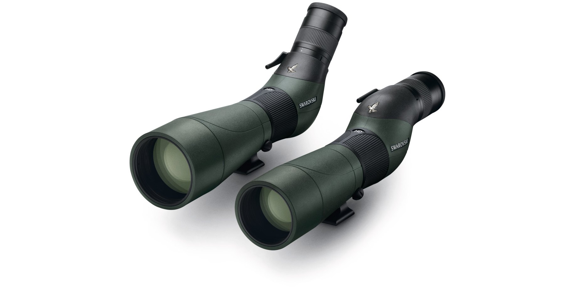 Swarovski ATS angled and STS straight HD spotting scopes