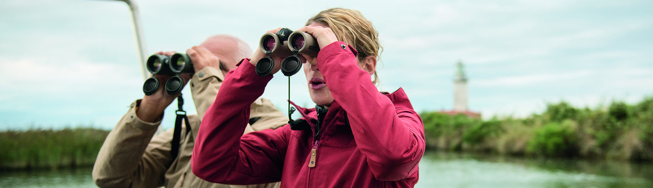 people with swarovski binoculars